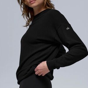 Alo Yoga Black Soho Pullover